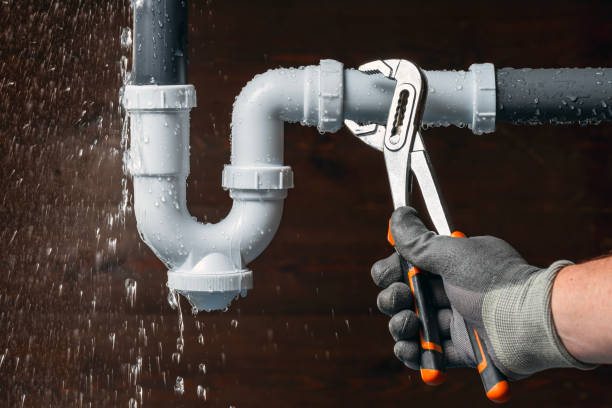 Professional Plumbing technician working in Bassett, VA